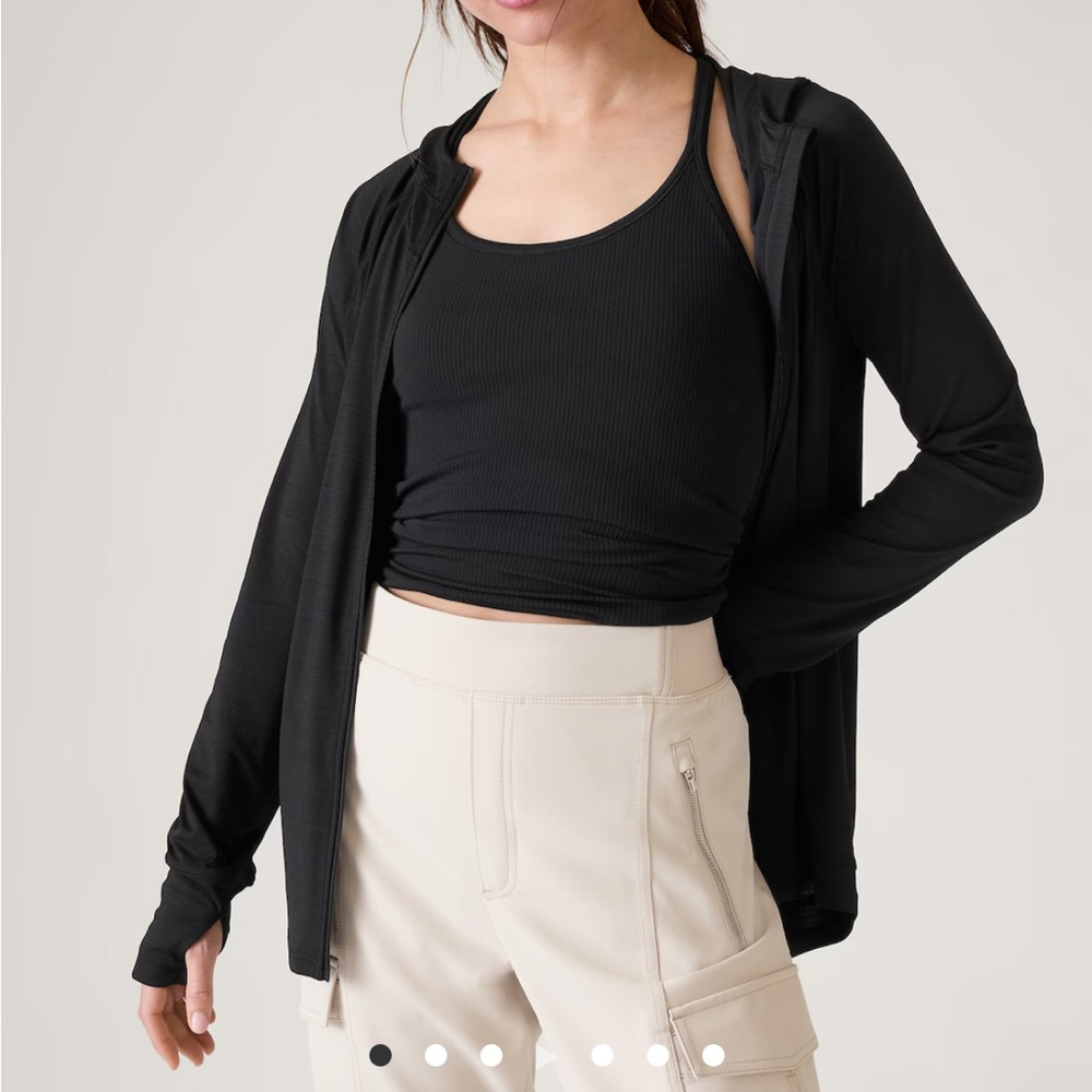 Athleta Pacifica Illume UPF jacket black XL